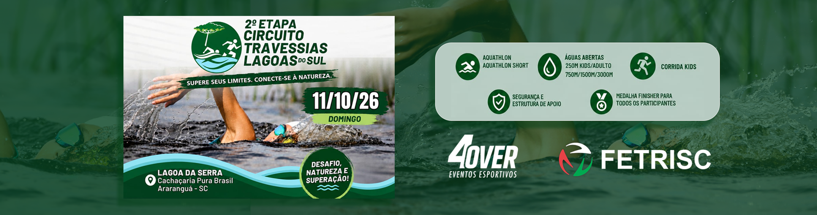 Evento multiesportivo travessisas lagoas do sul - 11 out 26 - BANNER